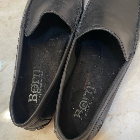 Born Allan black leather driving loafers Sz 8 main image 11